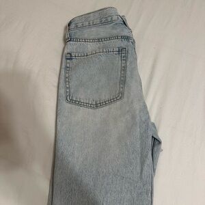 Light wash the jeans